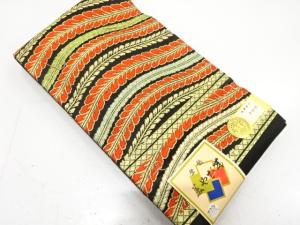 未使用品　独鈷藤模様織り出し　子供帯